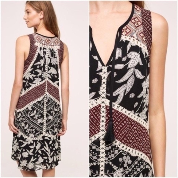 Anthropologie  Floreat Grasslands Midi Dress 2 - Picture 3 of 8